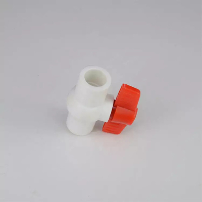 PPRプラスチック円錐弁63mmのHdpe弁および付属品のオレンジ ハンドル
