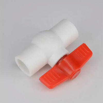 PPRプラスチック円錐弁63mmのHdpe弁および付属品のオレンジ ハンドル
