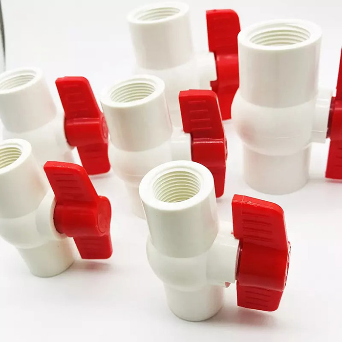 プラスチック水化学薬品のための円錐弁ポリ塩化ビニールの管の弁そして付属品
